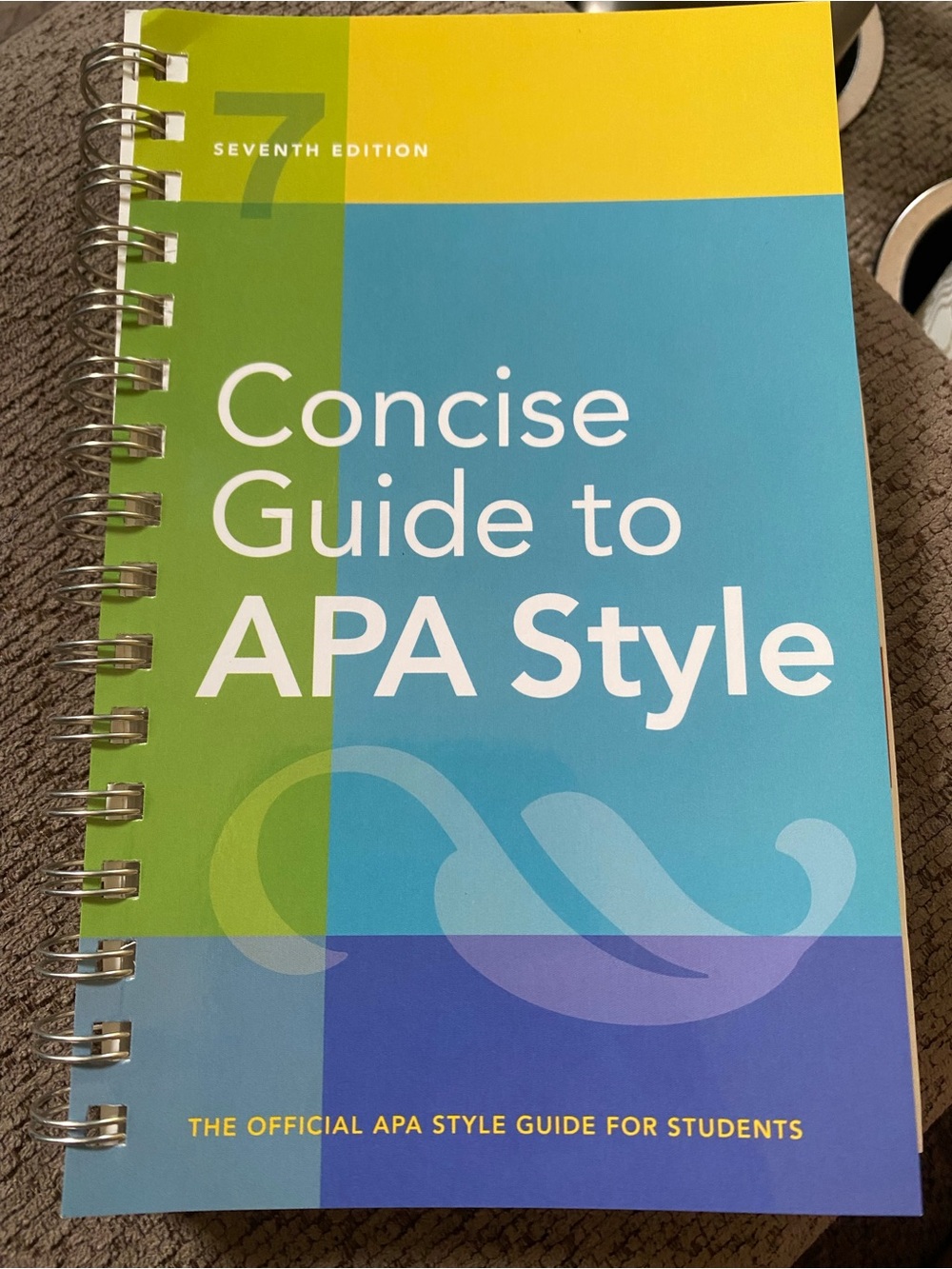 Concise Guide to APA 7 Style - Spiral Notebook style